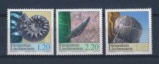 D278749 Liechtenstein Mnh Sc.  1302 - 1304 Fossils