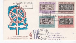 Christian Archaeology Vatican First Day Cover 9/25/1962