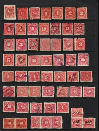 U.  S.  55 Documentary Stamps - Value ?