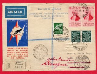 Italy Air Mail1934 Imperial Airways First Flight Cover To Koepang Dutch E Indies