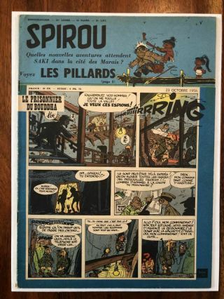 Spirou 1071 & 1073 - 1080 Lot - First Smurf Appearance (1958)