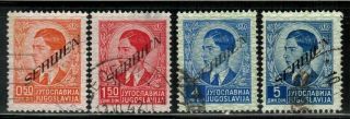 Serbia 2n17,  19,  22,  23 1941