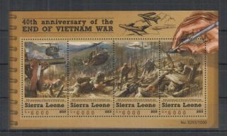 F936.  Sierra Leone - Mnh - 2015 - Militarie - War - Vietnam