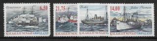 Greenland 2004 Old Ships - Mnh - Vf Y.  T.  411 - 4
