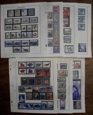 A2875: Zealand Stamp Collection; Cv $1330