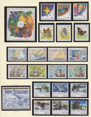 A2875: Zealand Stamp Collection; CV $1330 5