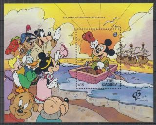 W699.  Gambia - Mnh - Cartoons - Disney 