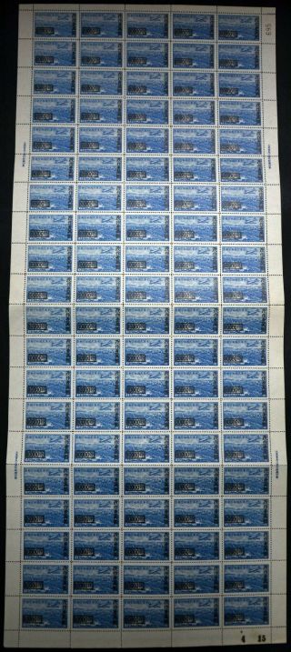 China 1948 Surch On Dah Tung Air Mail Stamp $10000 On $27 B/100 Chana66 (3469)