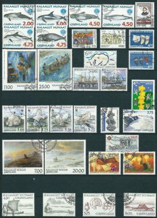Greenland - Lot - Used/cancelled