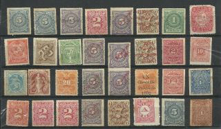 Uruguay Lot 32 Post Classic Stamps Mnh - Mh - M No Gum