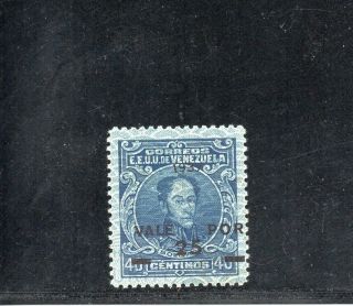 1937 Venezuela Sc 319,  Mlh,  Key Stamp,  Cv $680,  Moorhouse Certificate