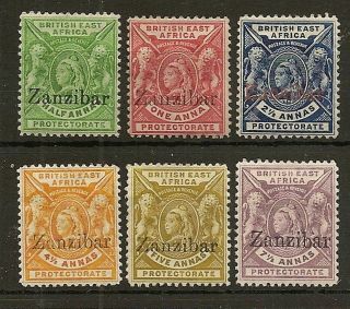 Zanzibar 1896 Bea Ovpts Sg41/6
