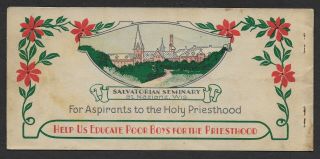 Christmas Seals,  Wisconsin,  Society of the Divine Savior,  St.  Nazianz,  Wisconsin 3