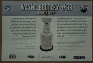 RECALLED Limited Issue Canada Post Wayne Gretzky Canada Post Framed Print 3