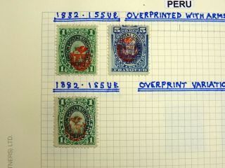 PERU Mint/Used,  Airmail,  Sets,  etc.  in 2 x Albums.  (204 pics) 7
