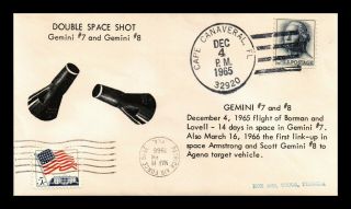 Dr Jim Stamps Us Double Space Shot Combo Event Cover Gemini 7 8