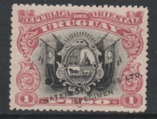 Uruguay 4920 - 1895 Coat Of Arms 1p Printer 