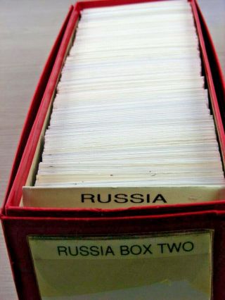 Russia,  Assortment Of Stamps In 750,  Stock Cards (red Box)