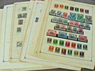 Germany & Area,  Bavaria,  Assortment Of Stamps Hinged/mounted On Pages