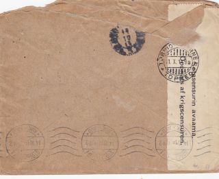 1914 Finland 78 x 10 perfins.  Tornea and Stockholm cancels.  Interesting Cover 2