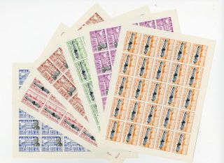 Liberia Stamps Airmail Service Anniversary Imperf Sheets