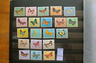 Stamps Mozambique Butterflies Set Mnh (f116284)
