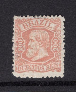Brazil 1881 200 Reis Small Head -,  Gum - Sc 81 Cats $600.  00
