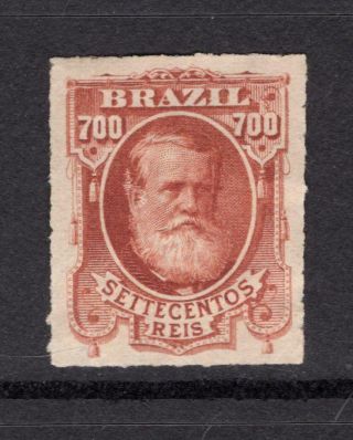 Brazil 1878 700r Barba Branca -,  No Gum - Sc 76 Cats $190.  00