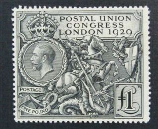 Nystamps Great Britain Stamp 209 Og H $800