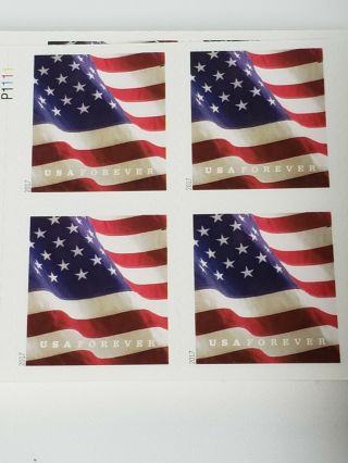 1000 Usps Us Flag Forever Stamps - 20 Pieces Per Book Card 1000 Total Ships