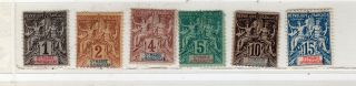 France Europe French Ste Marie De Madagascar Stamps Hinged Lot 1016