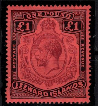 P000290/ British Leeward Stamps - Variety – Sg 80b Mh 610 E