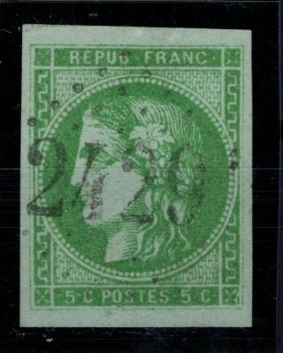 P117256/ France - Bordeaux Issue - Y&t 42a - Certificate 5900 E