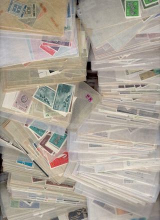 Ireland - Dealers Stock Of Stamps In Glassines -