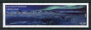 Greenland 2018 Mnh Views Sepac Aurora Borealis 1v Set Mountains Stamps