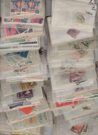 Hong Kong - Great Dealers Stock Of & Stamps In Glassines -