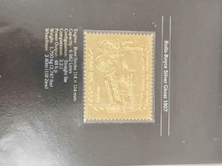 Album of 25 Classic Cars 22ct gold Stamps Zambia limited edition UK full set 8