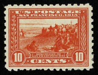 Scott 404 10c Panama - Pacific Exposition 1914 H Og Well Centered $650