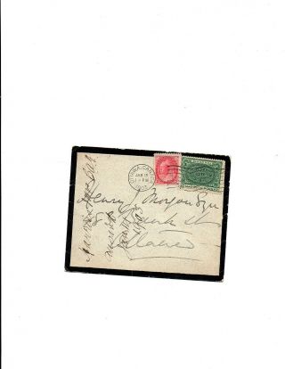 Stamps Sc E1 1903 Express To Henry Morgan,  Secretary Of State For Canada Mourning