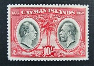 Nystamps British Cayman Islands Stamp 80 Og H $350