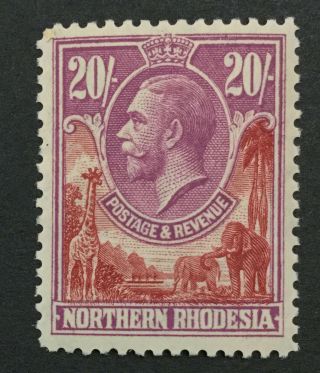 Momen: Northern Rhodesia 17 1925 - 9 Og Nh £350,  Lot 3350