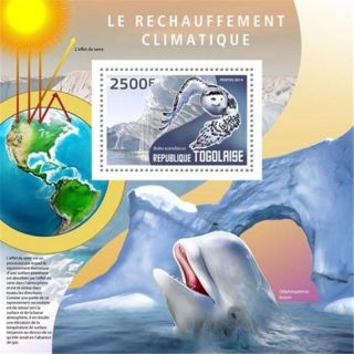 Togo - 2014 Global Warming On Stamps - Stamp Souvenir Sheet - 20h - 1000