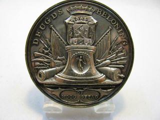 Silver Medal Commemorating The Battle Of Dogger Bank And Admirl Bentinck