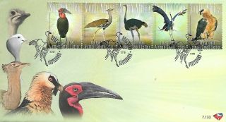 2008 South Africa Birds On Fdc