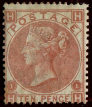 1867 10d Red Brown Sg 112 