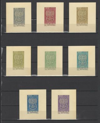 ,  1962 Senegal Against Malaria 25,  5 Nominal In Different Colour Thick Paper