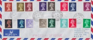 Gb China Stamps First Day Cover 1969 Machin,  Raf Kai Tak Fpo 233 Hong Kong