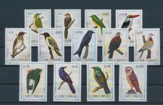 Lk58585 Sao Tome E Principe Animals Fauna Flora Birds Fine Lot Mnh