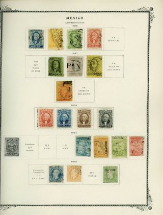 Mexico Scott Specialty Album Page Lot 1 - Regular Post - See Scan - $$$