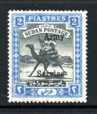 Sudan Army Service 1906 - 11 2p Mounted Sg A11 Cat £100